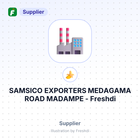 SAMSICO EXPORTERS MEDAGAMA ROAD MADAMPE – summary card, no photo uploaded yet