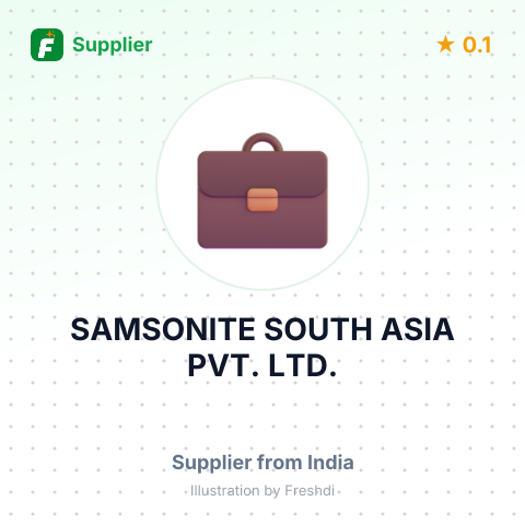 SAMSONITE SOUTH ASIA PVT. LTD. – summary card, no photo uploaded yet