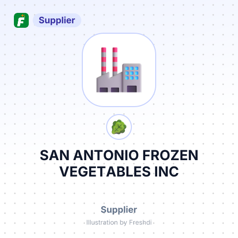 SAN ANTONIO FROZEN VEGETABLES, INC – summary card, no photo uploaded yet