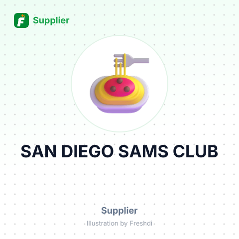 SAN DIEGO SAMS CLUB – summary card, no photo uploaded yet