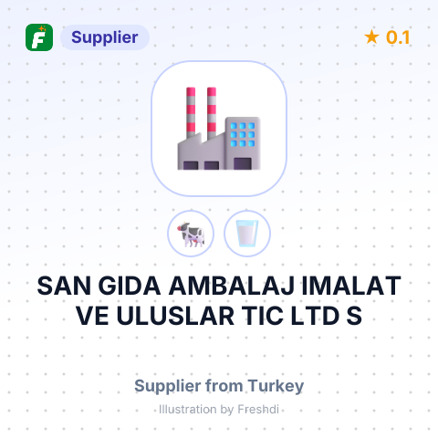 SAN GIDA AMBALAJ IMALAT VE ULUSLAR TIC LTD S – summary card, no photo uploaded yet