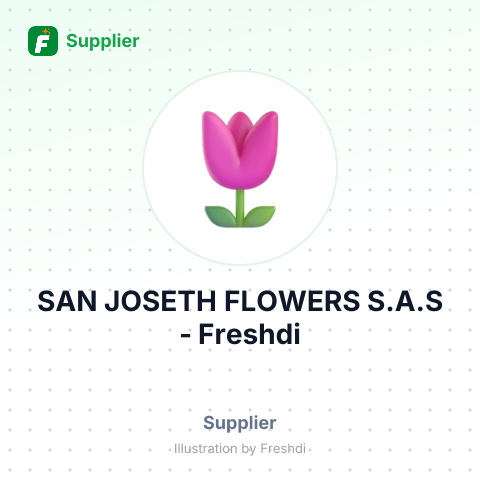 SAN JOSETH FLOWERS S.A.S – summary card, no photo uploaded yet