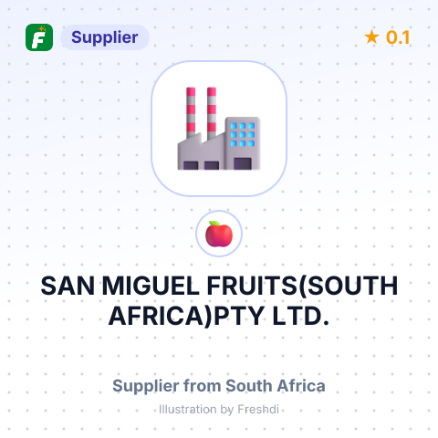 SAN MIGUEL FRUITS(SOUTH AFRICA)PTY LTD. – summary card, no photo uploaded yet