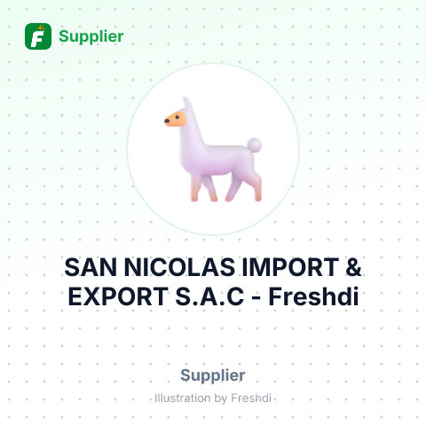 SAN NICOLAS IMPORT & EXPORT S.A.C – summary card, no photo uploaded yet