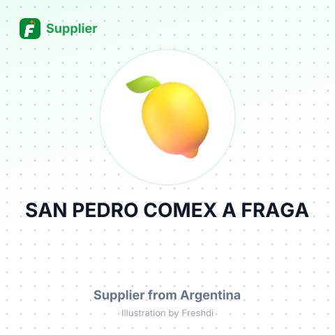 SAN PEDRO COMEX A FRAGA – summary card, no photo uploaded yet