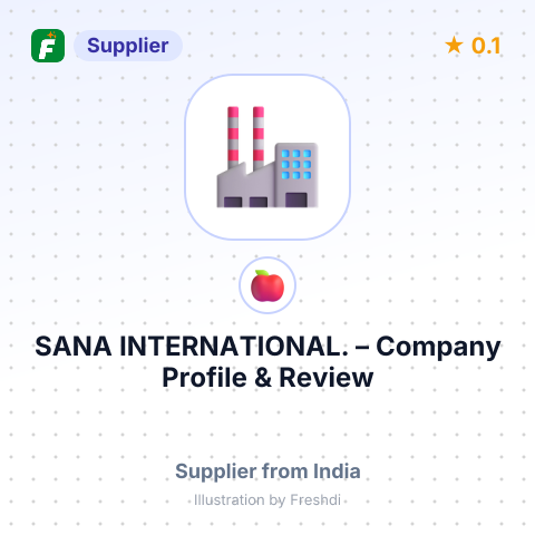 SANA INTERNATIONAL. – summary card, no photo uploaded yet