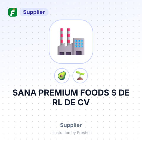 SANA PREMIUM FOODS S DE RL DE CV – summary card, no photo uploaded yet