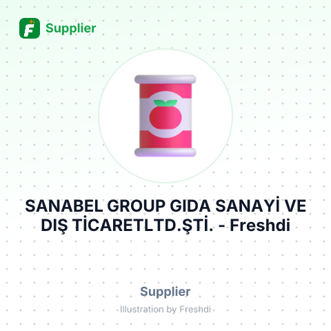 SANABEL GROUP GIDA SANAYİ VE DIŞ TİCARETLTD.ŞTİ. – summary card, no photo uploaded yet