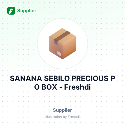SANANA SEBILO PRECIOUS P O BOX – summary card, no photo uploaded yet