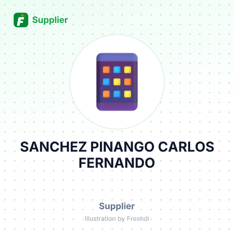 SANCHEZ PINANGO CARLOS FERNANDO – summary card, no photo uploaded yet