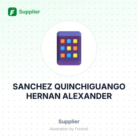 SANCHEZ QUINCHIGUANGO HERNAN ALEXANDER – summary card, no photo uploaded yet