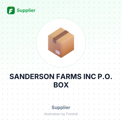 SANDERSON FARMS INC P.O. BOX – summary card, no photo uploaded yet