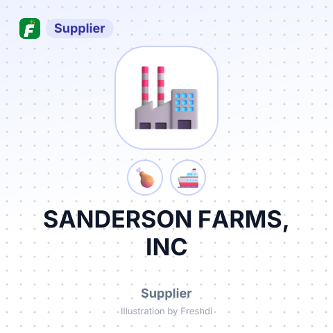 SANDERSON FARMS, INC – summary card, no photo uploaded yet