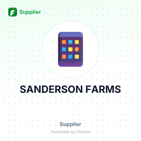 SANDERSON FARMS – summary card, no photo uploaded yet