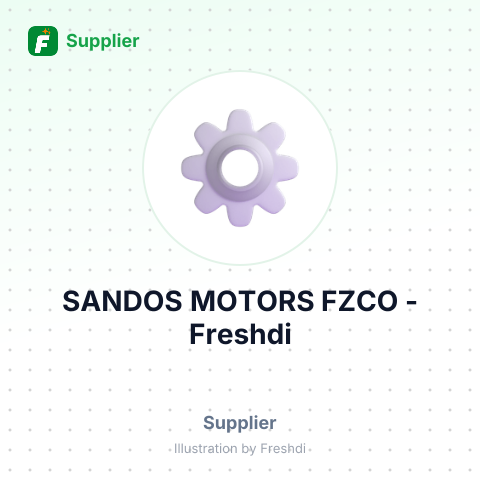 SANDOS MOTORS FZCO – summary card, no photo uploaded yet