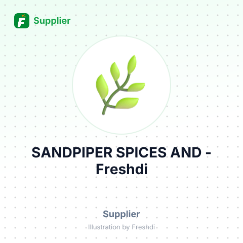 SANDPIPER SPICES AND – summary card, no photo uploaded yet