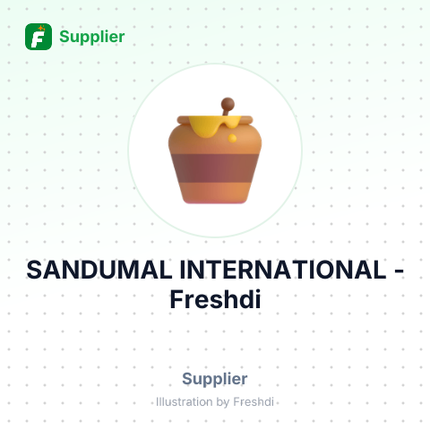 SANDUMAL INTERNATIONAL – summary card, no photo uploaded yet