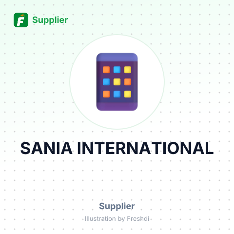 SANIA INTERNATIONAL – summary card, no photo uploaded yet