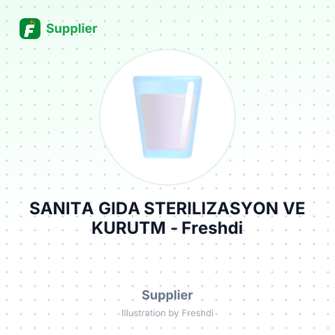 SANITA GIDA STERILIZASYON VE KURUTM – summary card, no photo uploaded yet