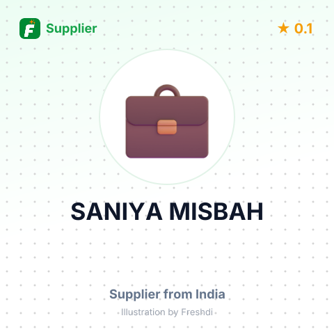 SANIYA MISBAH – summary card, no photo uploaded yet