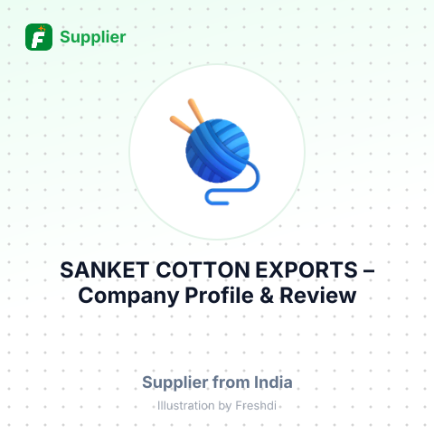 SANKET COTTON EXPORTS – summary card, no photo uploaded yet