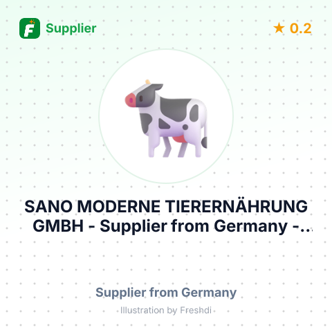 SANO MODERNE TIERERNÄHRUNG GMBH – summary card, no photo uploaded yet