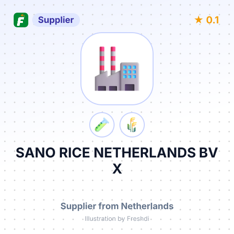 SANO RICE NETHERLANDS BV X – summary card, no photo uploaded yet