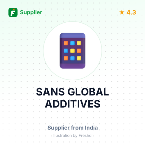 SANS GLOBAL ADDITIVES  – summary card, no photo uploaded yet