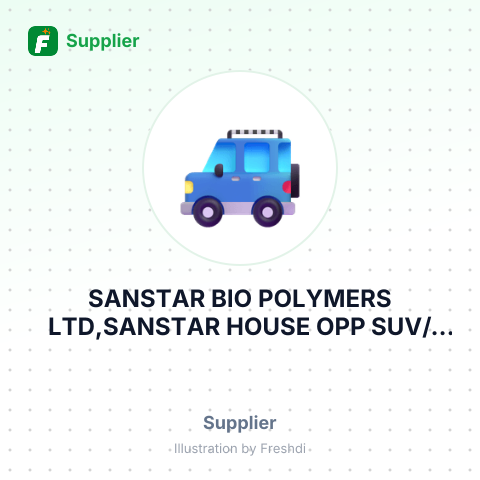 SANSTAR BIO POLYMERS LTD,SANSTAR HOUSE OPP SUV/DHA SHOPPING CENTER NEAR PARIMAL UNDERBRIDGE PALDI AHMEDABAD GUJARAT INDIA – summary card, no photo uploaded yet