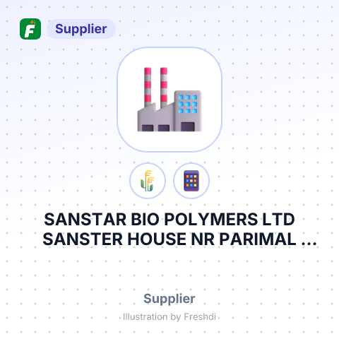 SANSTAR BIO POLYMERS LTD SANSTER HOUSE NR PARIMAL UNDREBRIDGE.PALADI AHMEDABAD. – summary card, no photo uploaded yet