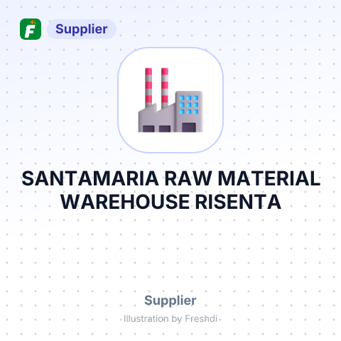 SANTAMARIA RAW MATERIAL WAREHOUSE RISENTA – summary card, no photo uploaded yet