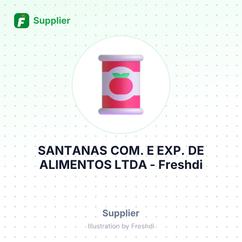 SANTANAS COM. E EXP. DE ALIMENTOS LTDA – summary card, no photo uploaded yet