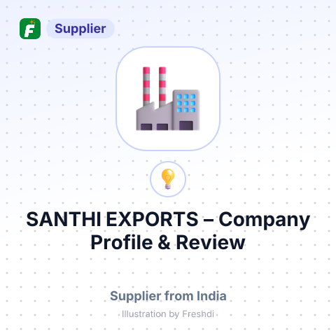 SANTHI EXPORTS – summary card, no photo uploaded yet