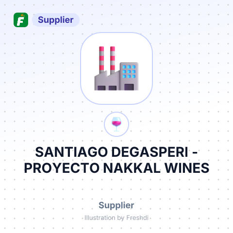 SANTIAGO DEGASPERI - PROYECTO NAKKAL WINES – summary card, no photo uploaded yet