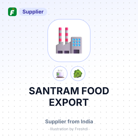 SANTRAM FOOD EXPORT – summary card, no photo uploaded yet