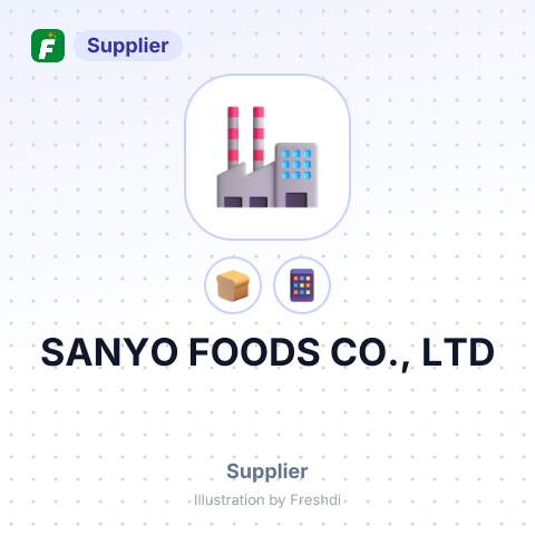 SANYO FOODS CO., LTD – summary card, no photo uploaded yet