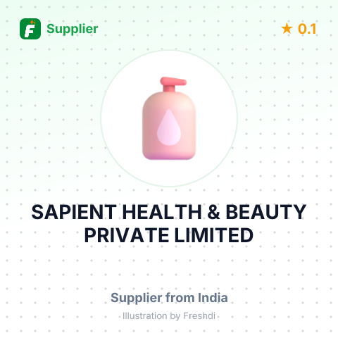 SAPIENT HEALTH & BEAUTY PRIVATE LIMITED – summary card, no photo uploaded yet