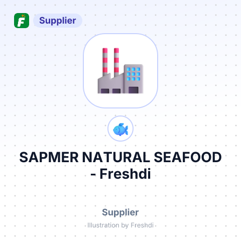 SAPMER NATURAL SEAFOOD – summary card, no photo uploaded yet