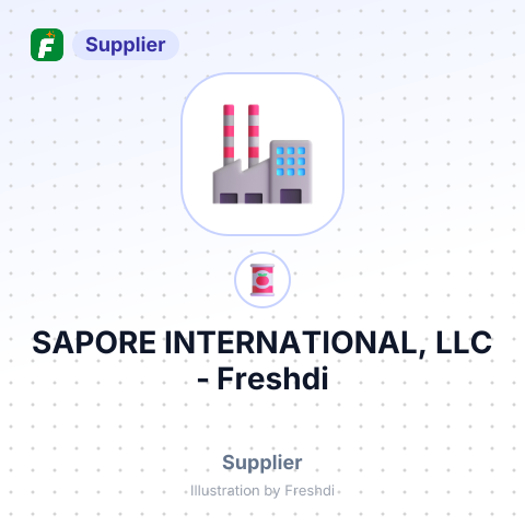 SAPORE INTERNATIONAL, LLC – summary card, no photo uploaded yet