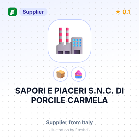SAPORI E PIACERI S.N.C. DI PORCILE CARMELA – summary card, no photo uploaded yet