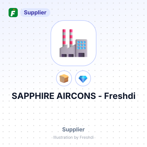 SAPPHIRE AIRCONS – summary card, no photo uploaded yet