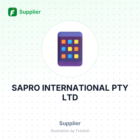 SAPRO INTERNATIONAL PTY LTD – summary card, no photo uploaded yet