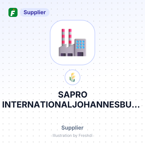 SAPRO INTERNATIONALJOHANNESBURG – summary card, no photo uploaded yet