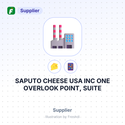 SAPUTO CHEESE USA INC ONE OVERLOOK POINT, SUITE – summary card, no photo uploaded yet