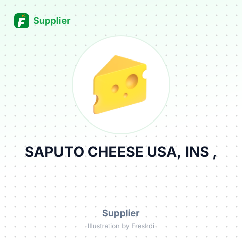 SAPUTO CHEESE USA, INS , – summary card, no photo uploaded yet