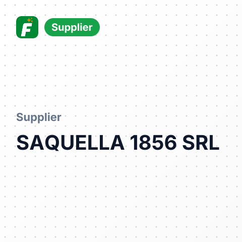 SAQUELLA 1856 SRL – summary card, no photo uploaded yet