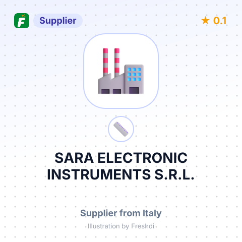 SARA ELECTRONIC INSTRUMENTS S.R.L. – summary card, no photo uploaded yet