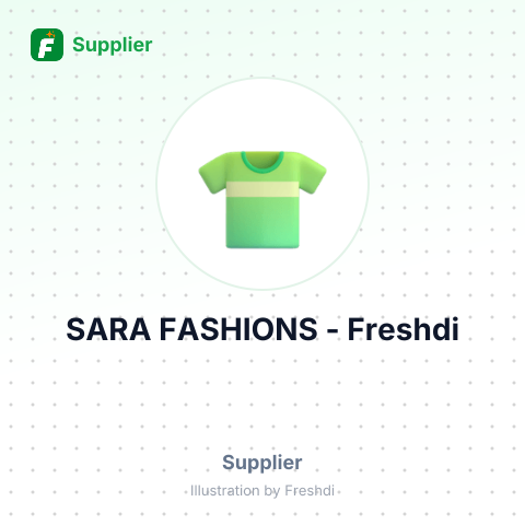 SARA FASHIONS – summary card, no photo uploaded yet