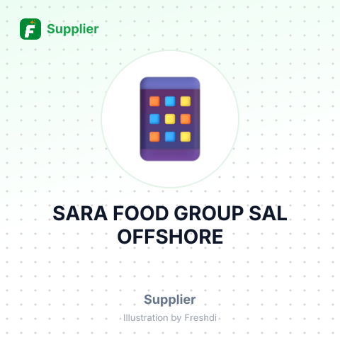 SARA FOOD GROUP SAL OFFSHORE – summary card, no photo uploaded yet