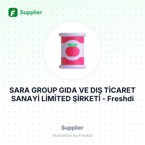 SARA GROUP GIDA VE DIŞ TİCARET SANAYİ LİMİTED ŞİRKETİ – summary card, no photo uploaded yet